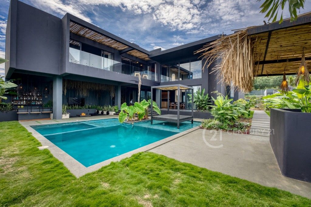Luxurious Modern-Style Black Design House for Sale