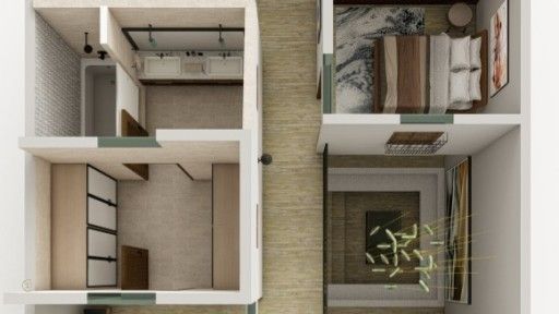 PLANTA DE 2DO NIVEL 3D